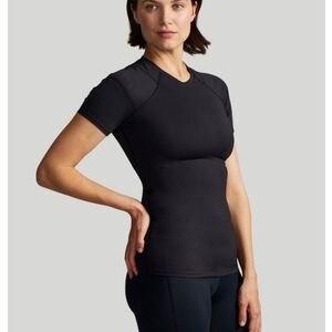 Tommie Copper Shoulder Support Shirt | Women's Short Sleeve 2XL Black NWOT!